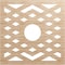 Ekena Millwork Chevron Wood Fretwork Pierced Ceiling Medallion, Alder, 38"OD x 9 7/8"ID x 3/8"T CMWP38X38X0375CHAL - alternate 1